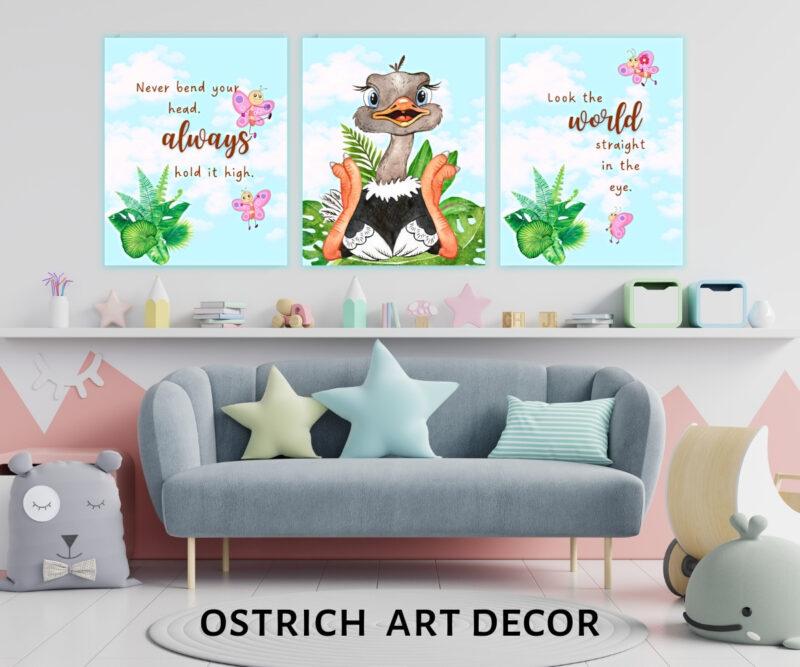 Ostrich Art Décor