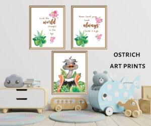 Ostrich Art Prints