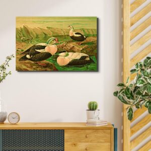 a wildlife wall art for study room