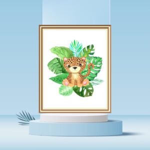 baby cheetah wall art