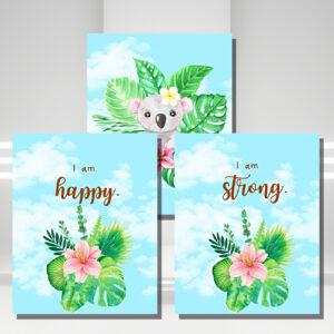 baby koala art set