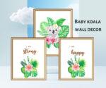 baby koala wall décor