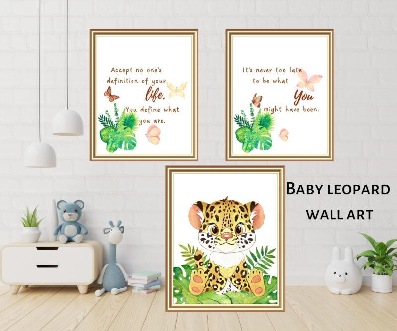 baby leopard prints set