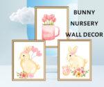 bunny nursery wall décor