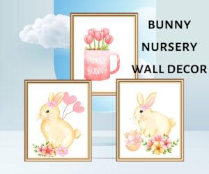 bunny nursery wall décor