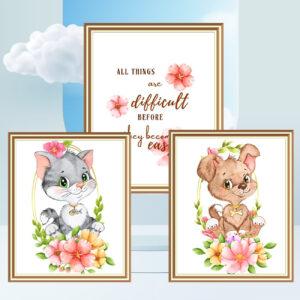 printable cat and dog 