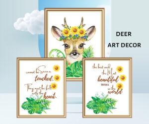 deer art décor