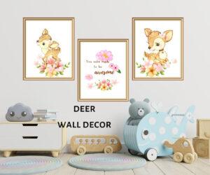 deer wall décor