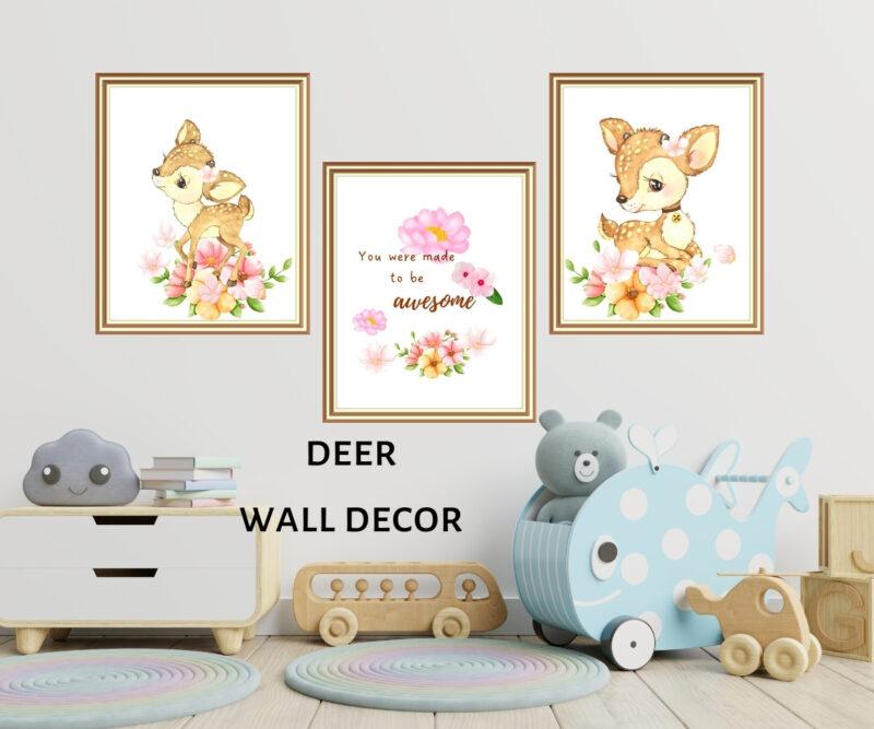 deer wall décor
