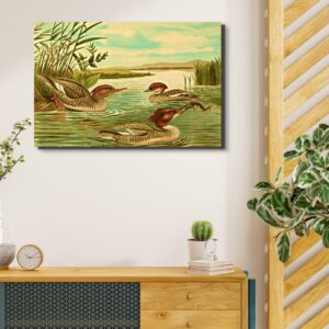 downloadable wildlife art for study room