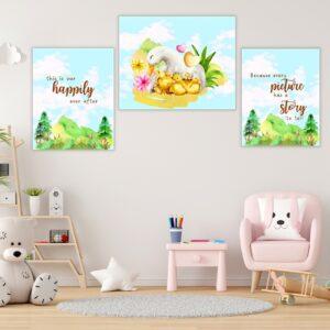 duck family art prints set