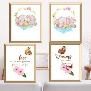 printable elephant wall art