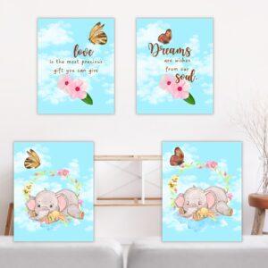 printable elephant wall art prints