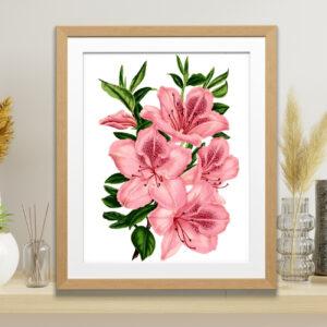 floral wall art