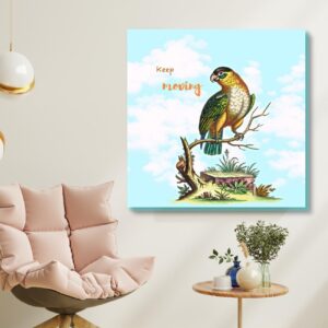 inspirational quotes with bird wall art