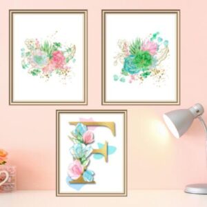 F wall art prints