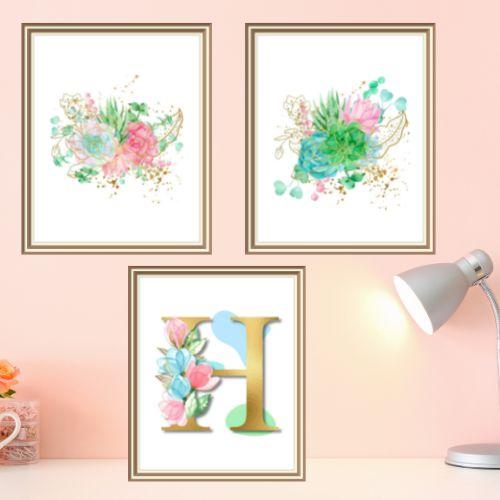 H Wall Art Prints
