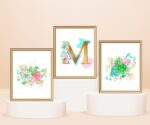 letter m décor set of 3