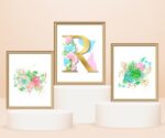 letter r décor set of 3