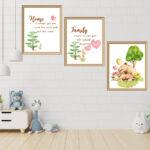 lion wall art of 3 set