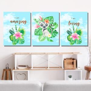 meerkat wall art set