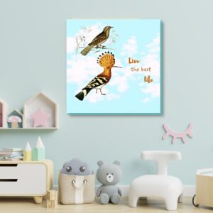 motivational quotes and wild birds art