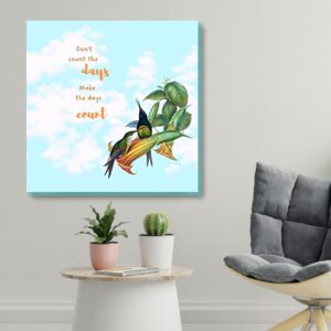 quotes with wild birds prints