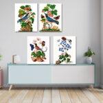 nature art prints set