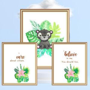 nursery wall art set of 3