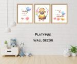 platypus wall décor set