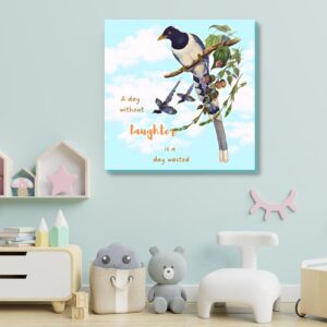 inspirational wall décor with birds