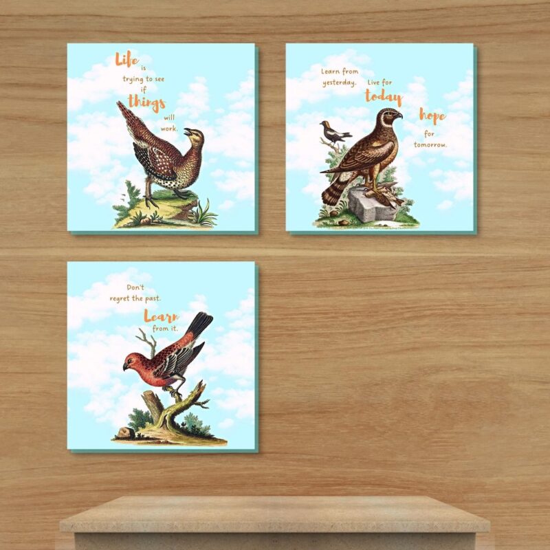 printable quote art set of 3