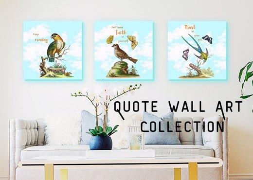 Quote wall art