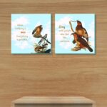 quote wall art set of 2