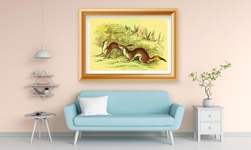 untamed wild animal wall art prints