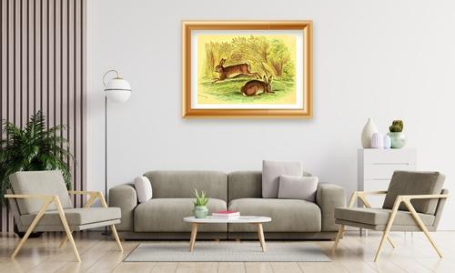 untamed wild animal wall art