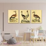 vintage wildlife wall art