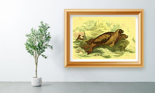 wild animal art prints for living room