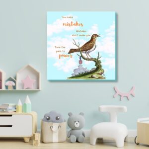 wild bird prints with motivational quotes