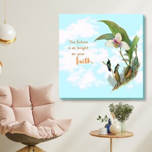 printable quote wall décor with birds