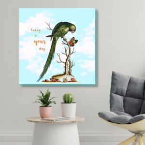 printable quote wall décor with wild birds