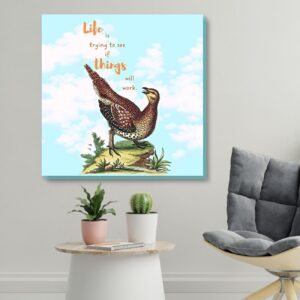 printable quote art with birds