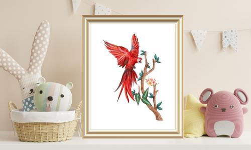 bird wall art set