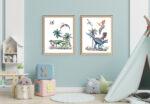 dinosaur wall art prints