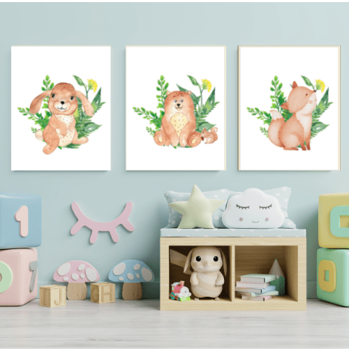 downloadable baby animal wall art