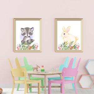 downloadable baby animal wall décor