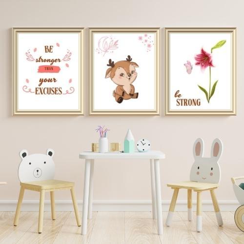 downloadable baby deer art prints