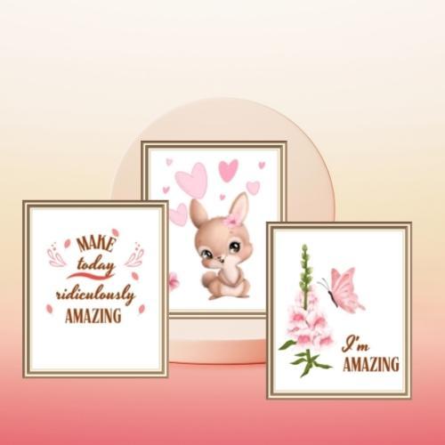 downloadable bunny wall art prints