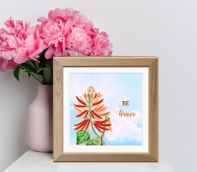 downloadable elegant floral wall art