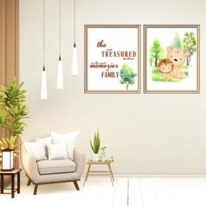 downloadable lion and family art